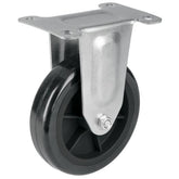 Rueda fija 5" paa cao de caga de 150kg de hule fieo